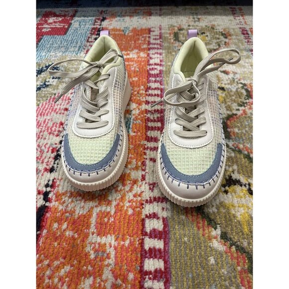 Nicole Miller Brita Multi Color Platform Sneakers | New Spring Color | NWOB Siz9 - Picture 2 of 6